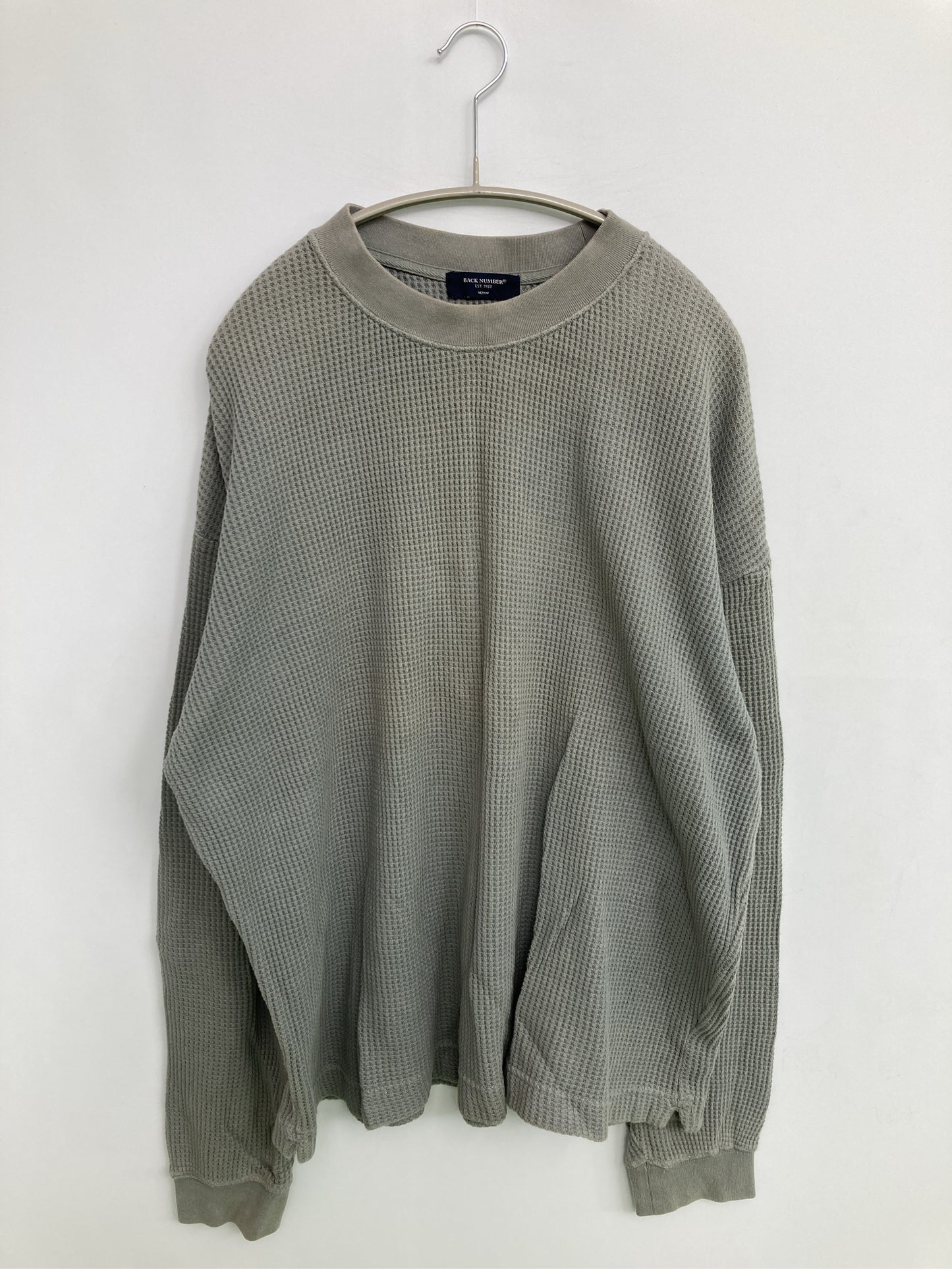 BACK NUMBER/バックナンバー/Tシャツ/カットソー/トップス/グレー/MEDIUM