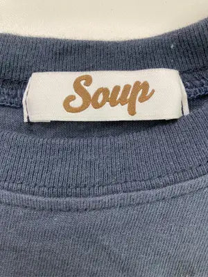 SOUP/スープ/Tシャツ/カットソー/トップス/ブラック