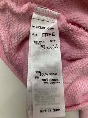 e/s/パーカー/トップス/ピンク/FREE