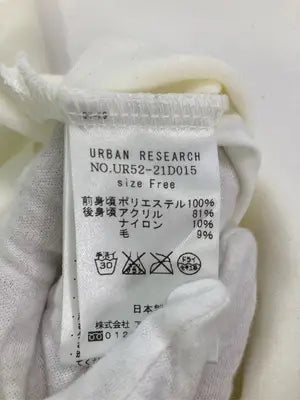 URBAN RESEARCH/アーバンリサーチ/Tシャツ/カットソー/トップス/ホワイト/Free