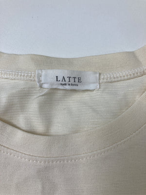 LATTE/Tシャツ/カットソー/トップス/アイボリー