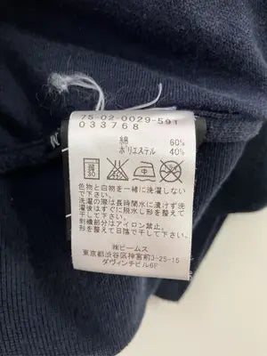 BEAMS T/ポロシャツ/トップス/ネイビー/M
