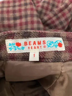 BEAMS HEART/ビームスハート/ショート/ミニスカート/スカート/ブラウン/1