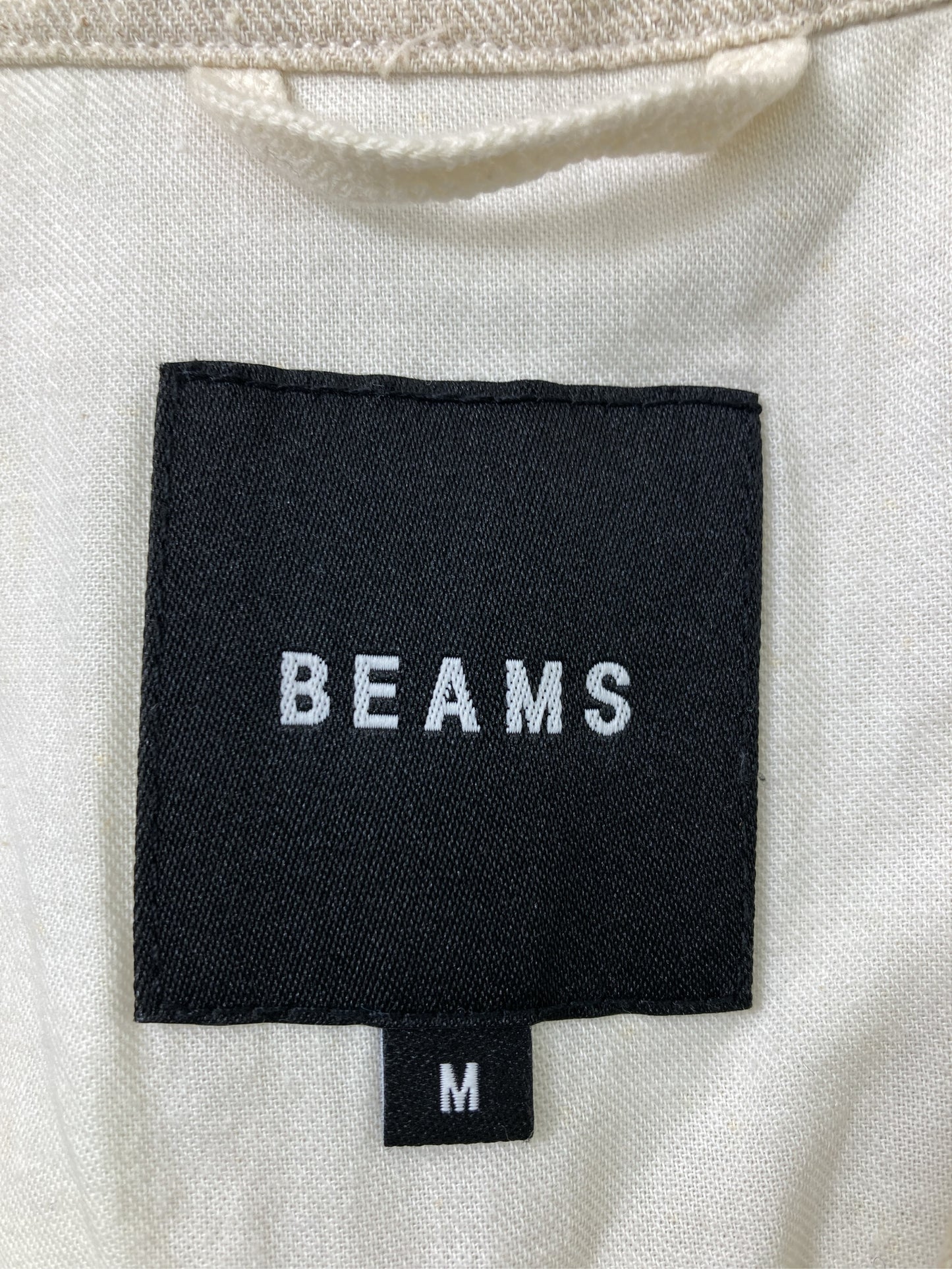 BEAMS/ビームス/シャツ/ブラウス/トップス/ベージュ/M
