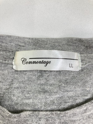 Commontage/Tシャツ/カットソー/トップス/グレー/LL
