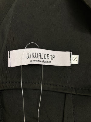 WIWALORNA/ワンピース/ワンピース/ドレス/ブラック/S
