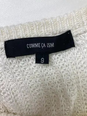 COMME CA ISM/コムサイズム/ニット/セーター/トップス/ホワイト/9