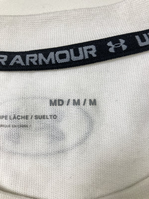 UNDER ARMOUR/アンダーアーマー/Tシャツ/カットソー/トップス/ホワイト/M