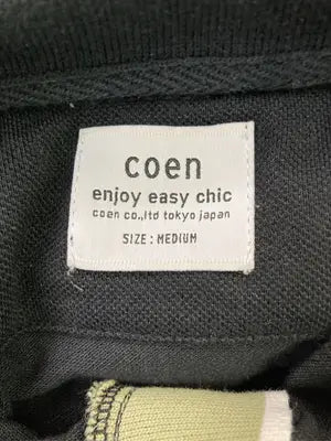 coen/コーエン/Tシャツ/カットソー/トップス/ブラック/M