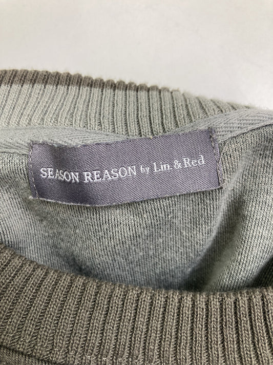 SEASON REASON/シーズンリーズン/スウェット/トップス/カーキ/L