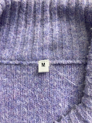 ニット/セーター/トップス/パープル/M
