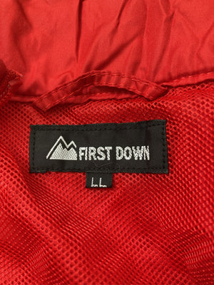 FIRST DOWN/ファーストダウン/ナイロンジャケット/ジャケット/アウター/レッド/LL