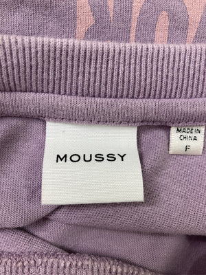 MOUSSY/マウジー/Tシャツ/カットソー/トップス/パープル/F