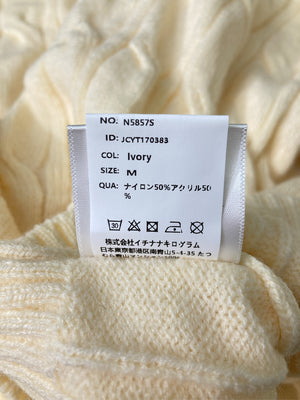 17kg/イチナナキログラム/ニット/セーター/トップス/イエロー/M