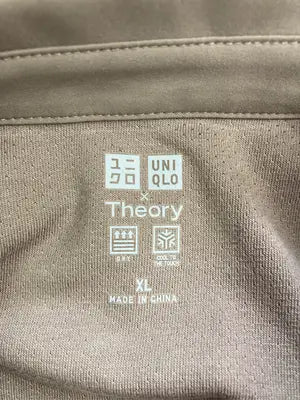 UNIQLO × Theory/ポロシャツ/トップス/ブラウン/XL