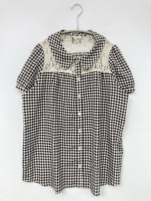 Honeys/ハニーズ/シャツ/ブラウス/トップス/ブラック/L