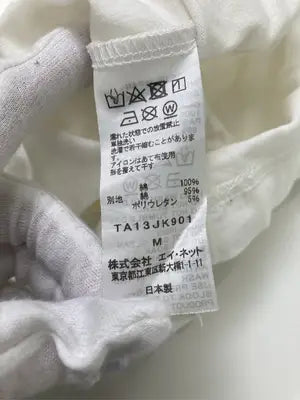 tac:tac/Tシャツ/カットソー/トップス/アイボリー/M