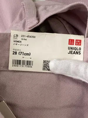 UNIQLO JEANS/ユニクロジーンズ/デニムパンツ/パンツ/ピンク/28(71cm)