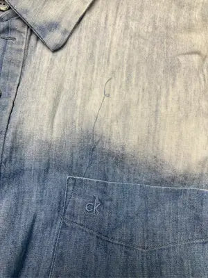 Calvin Klein/カルバンクライン/シャツ/ブラウス/トップス/スカイブルー/L