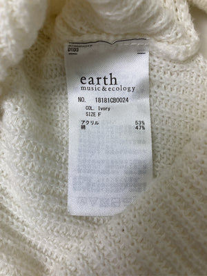 earth music&ecology/アースミュージックアンドエコロジー/ニット/セーター/トップス/アイボリー/F