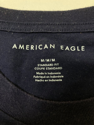 AMERICAN EAGLE/アメリカンイーグル/Tシャツ/カットソー/トップス/ネイビー/M