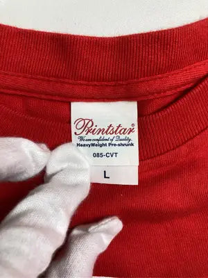 Printstar/プリントスター/Tシャツ/カットソー/トップス/レッド/L