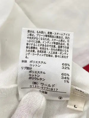 SHOO LA RUE/シューラルー/Tシャツ/カットソー/トップス/ホワイト/L