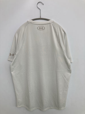 UNDER ARMOUR/アンダーアーマー/Tシャツ/カットソー/トップス/ホワイト/LG