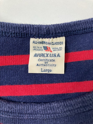 AVIREX U.S.A./アヴィレックスユーエスエー/Tシャツ/カットソー/トップス/ネイビー/Large