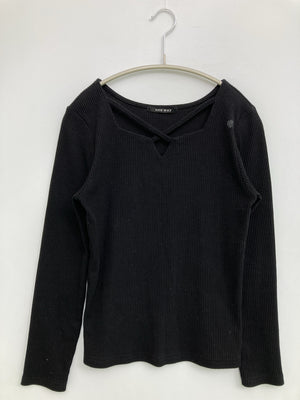 One Way/ワンウェイ/Tシャツ/カットソー/トップス/ブラック/F