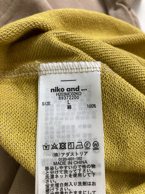 niko and .../ニコアンド/スウェット/トップス/ベージュ/L