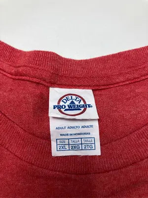 DELTA/デルタ/Tシャツ/カットソー/トップス/レッド/2XL