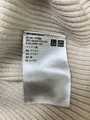 UNIQLO/ユニクロ/ニット/セーター/トップス/アイボリー/S