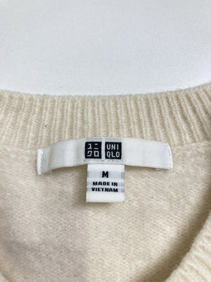 UNIQLO/ユニクロ/ニット/セーター/トップス/アイボリー/M