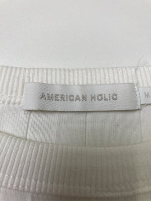 AMERICAN HOLIC/アメリカンホリック/Tシャツ/カットソー/トップス/ホワイト/M