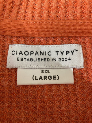 CIAOPANIC TYPY/チャオパニックティピー/ニット/セーター/トップス/オレンジ/LARGE
