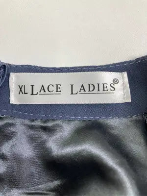 LACE LADIES/レースレディース/ドレス/ワンピース/ドレス/ブルー/XL