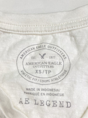 AMERICAN EAGLE/アメリカンイーグル/Tシャツ/カットソー/トップス/ホワイト/XS