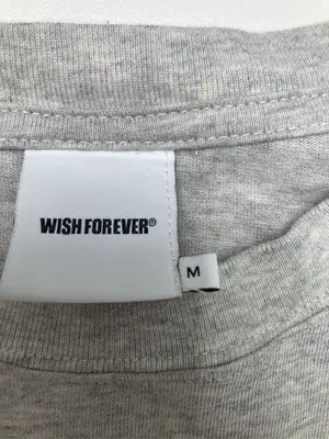 WISH FOREVER/ウィッシュフォーエバー/Tシャツ/カットソー/トップス/グレー/M
