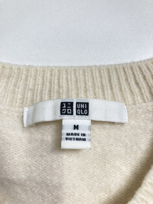 UNIQLO/ユニクロ/ニット/セーター/トップス/アイボリー/M