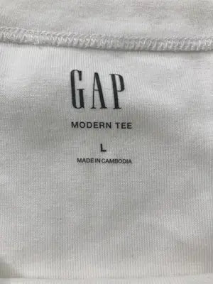 GAP/ギャップ/Tシャツ/カットソー/トップス/ホワイト/L
