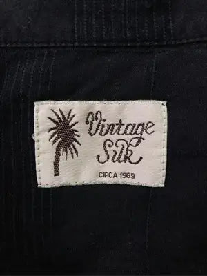 Vintage Silk/シャツ/ブラウス/トップス/ブラック
