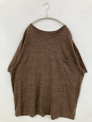 Tシャツ/カットソー/トップス/ブラウン