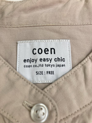 coen/コーエン/シャツ/ブラウス/トップス/ベージュ/FREE