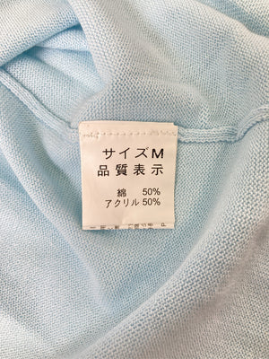 Spirytus/カーディガン/ボレロ/トップス/スカイブルー/M