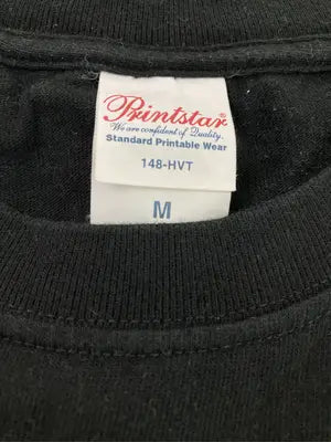 Printstar/プリントスター/Tシャツ/カットソー/トップス/ブラック/M