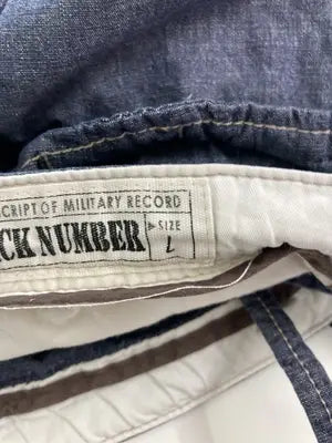BACK NUMBER/バックナンバー/デニムパンツ/パンツ/ネイビー/L