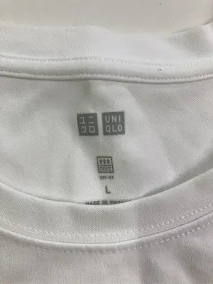 UNIQLO/ユニクロ/Tシャツ/カットソー/トップス/ホワイト/L