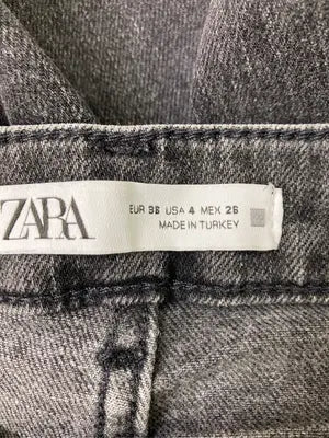 ZARA/ザラ/デニムパンツ/パンツ/ブラック/USA 4