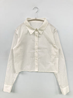 シャツ/ブラウス/トップス/ホワイト/S